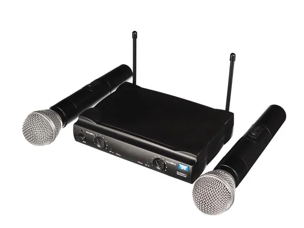 Microfone Sem Fios Uhf - Canal Duplo