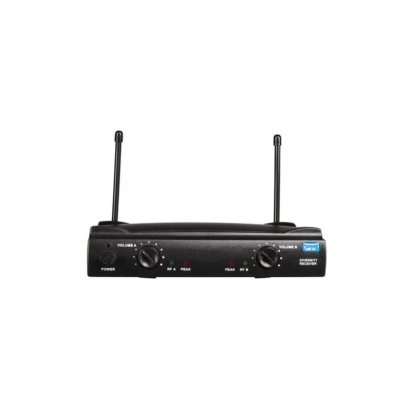 Microfone Sem Fios Uhf - Canal Duplo