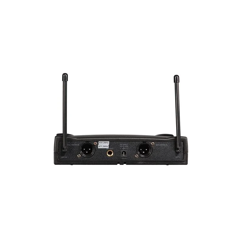 Microfone Sem Fios Uhf - Canal Duplo