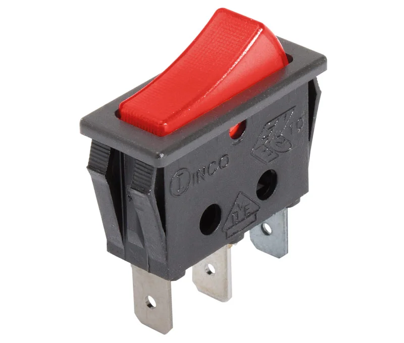 Interruptor Basculante Unipolar com Luz 16a