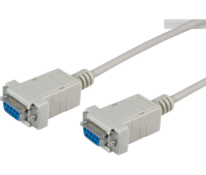Conexi&oacute;n Sub-D 9 Pines Hembra-Hembra Null Modem