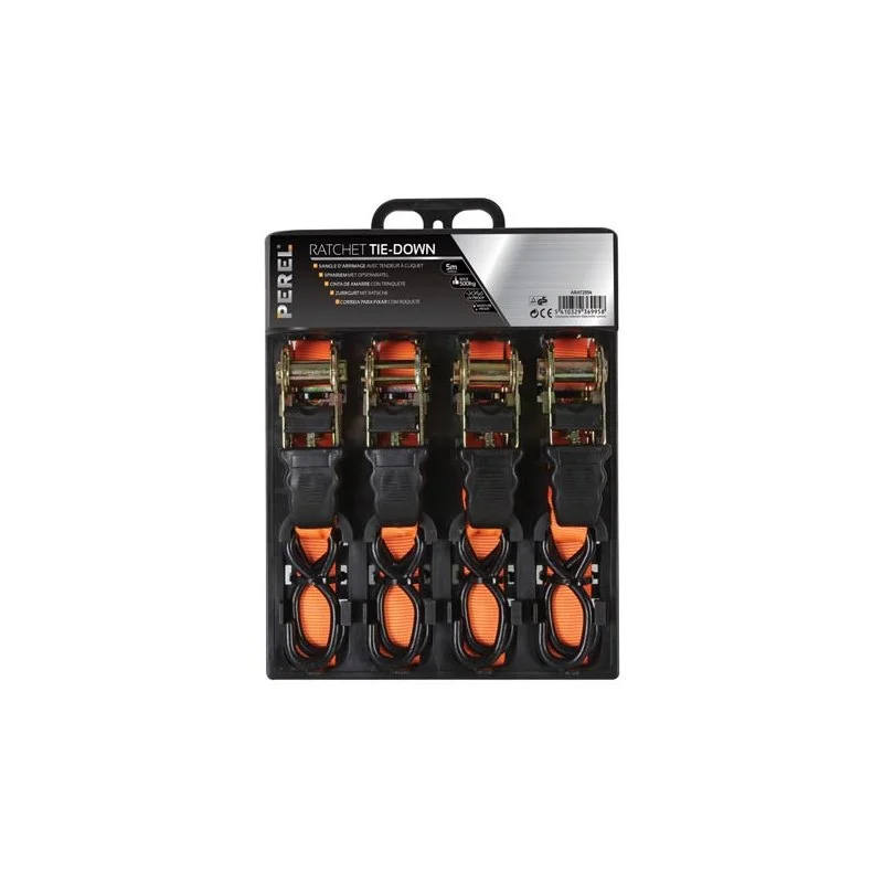 Correa de Carga 500 Kg - 25 Mm X 5 M - 4 Piezas
