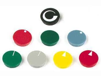 Lid For 15mm Button (Green - White Arrow)