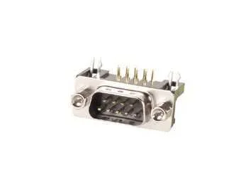 Conector Sub-D Macho de 9 Pines - Montaje En Pcb