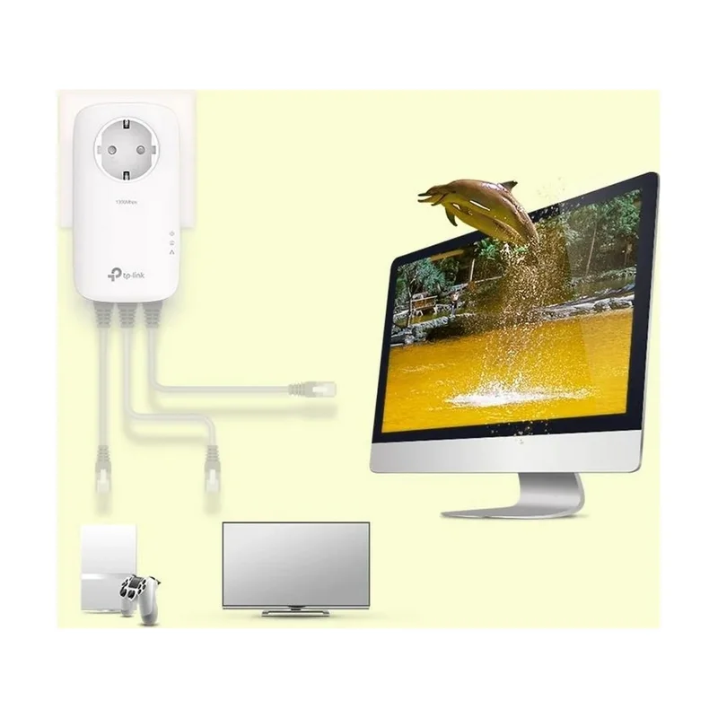 Powerline Tl-Pa8033p Kit Av1300 Gigabit - Tp-Link