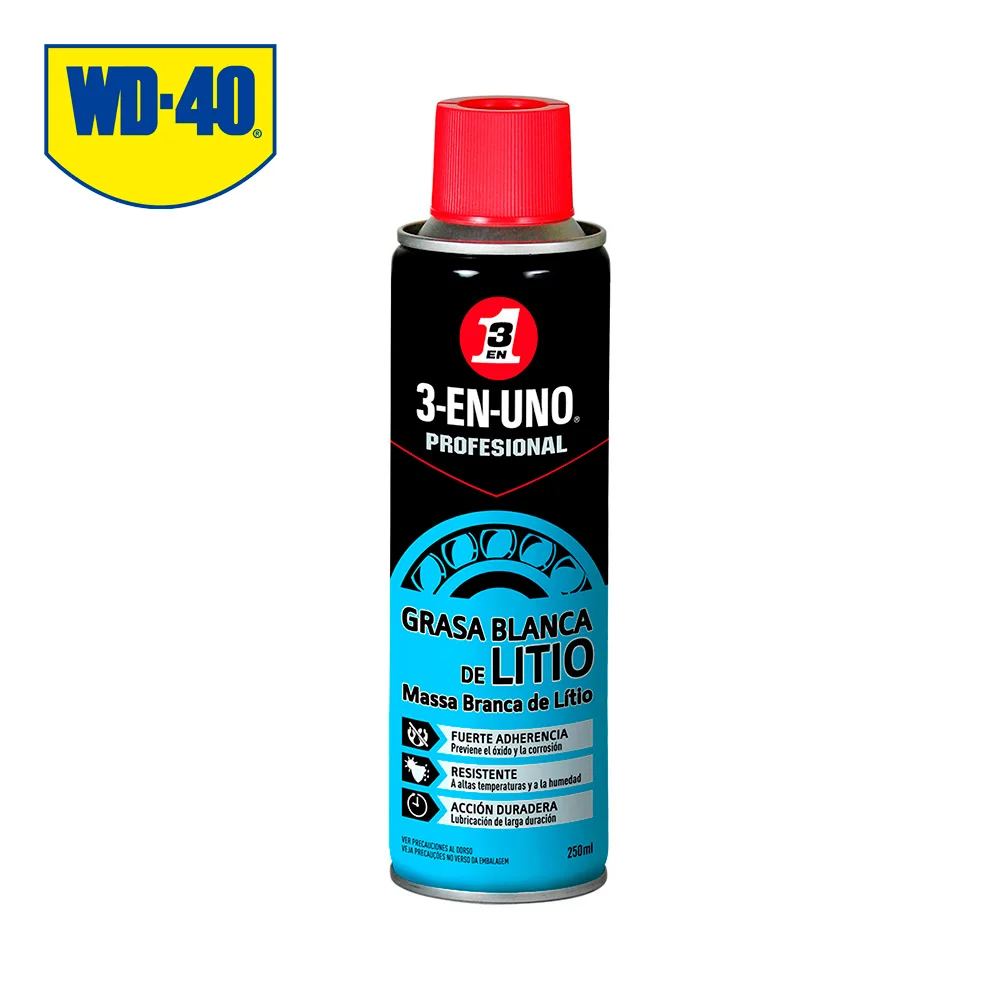 Graxa Branca de Litio 250ml 3 em 1