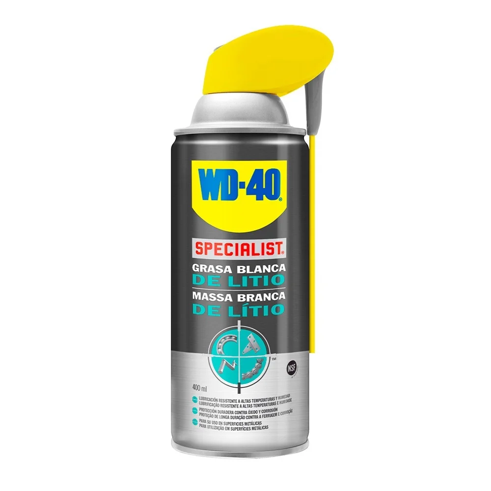 Especialista Graxa Branca de L&iacute;tio Wd40 400ml