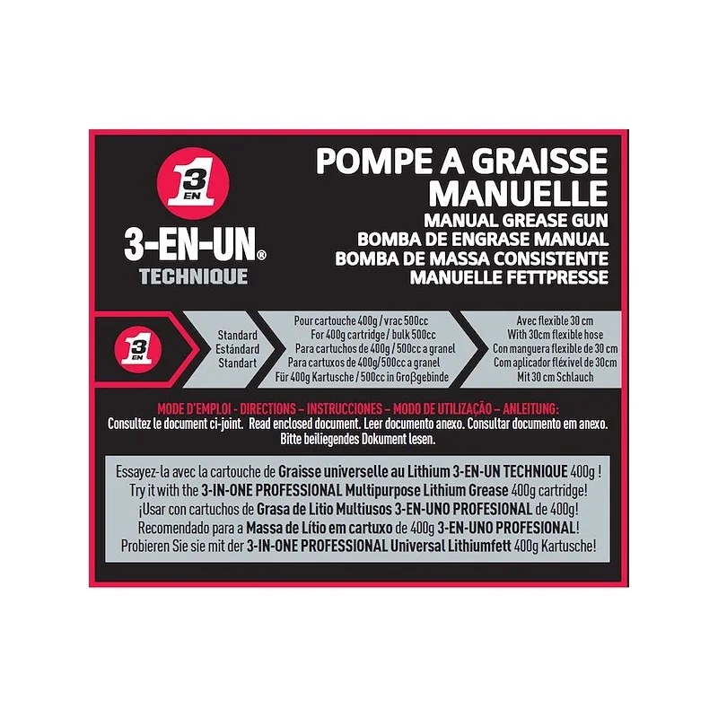 Bomba De Graxa 3 Em 1 Edm 08286