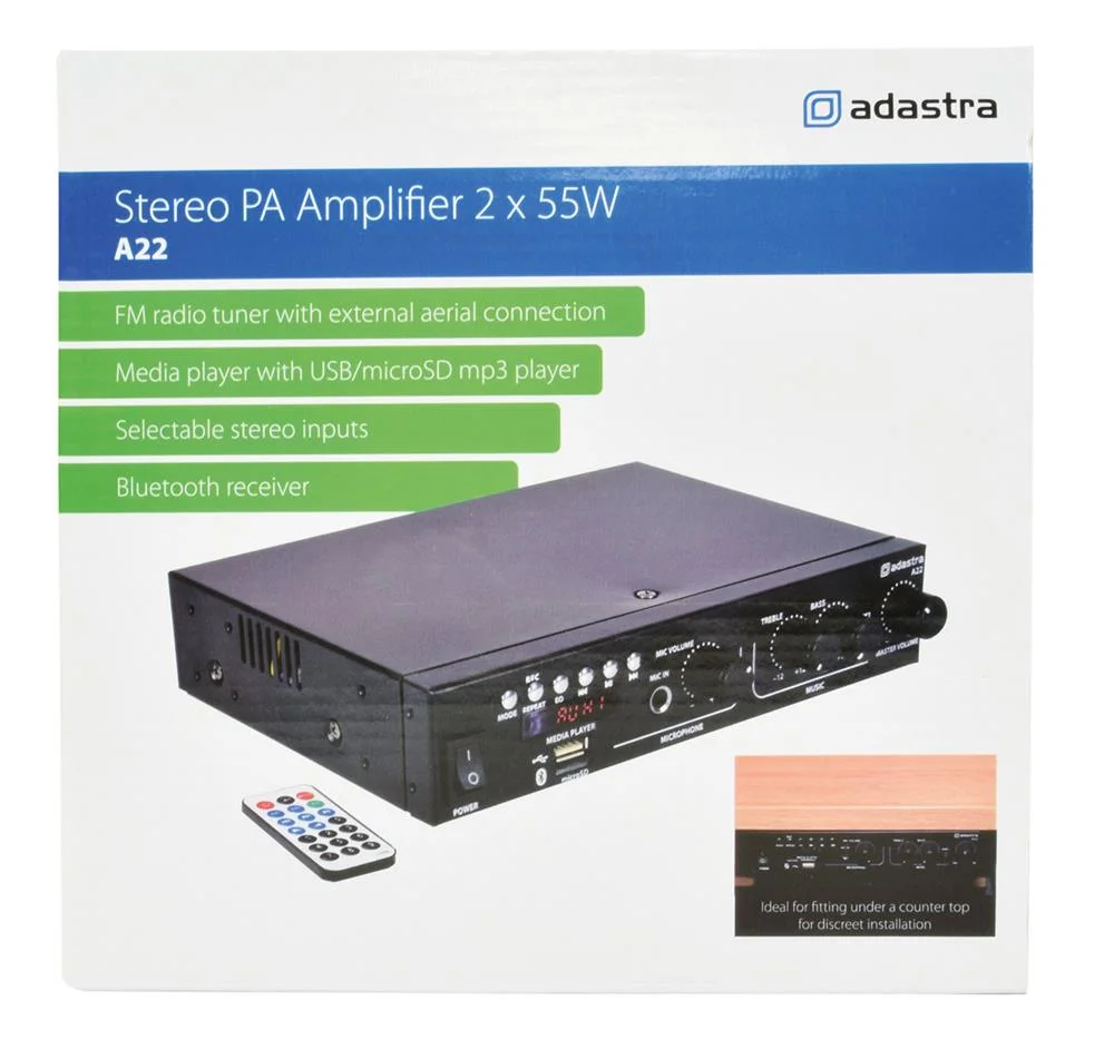 A22 Compact Stereo Pa Amplifier