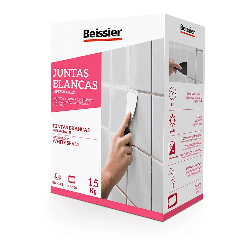 Beissier Juntas Brancas Impermeaveis 1,5kg