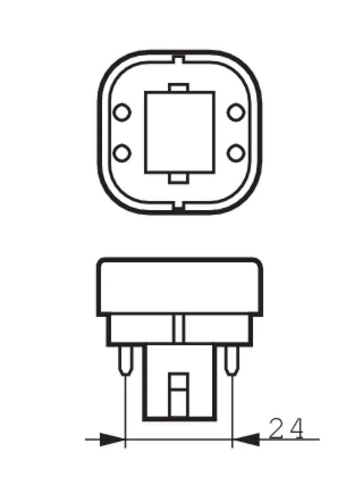 L&acirc;mpada de Baixo Consumo Lynx G-24q-1 4 Pins 13w 840k Daylight (Equival&ecirc;ncia Philips: Pl-C 4p) 11,8c