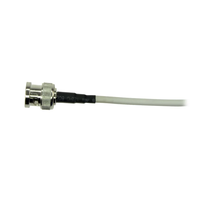 Conector Safire - Bnc para Cravar - Compat&iacute;vel com Microcoaxial - 25 Mm (Fo) - 10 Mm (An) - 5 G
