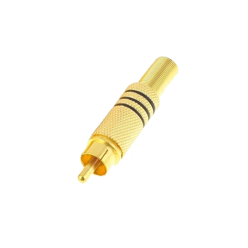 Conector - Rca Macho para Soldar - Cabo Paralelo .