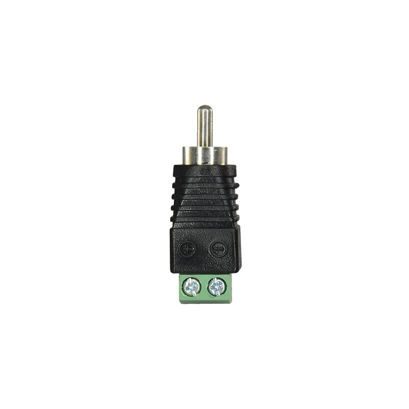 Conector SAFIRE RCA macho / Sa&iacute;da +/- 2 terminais