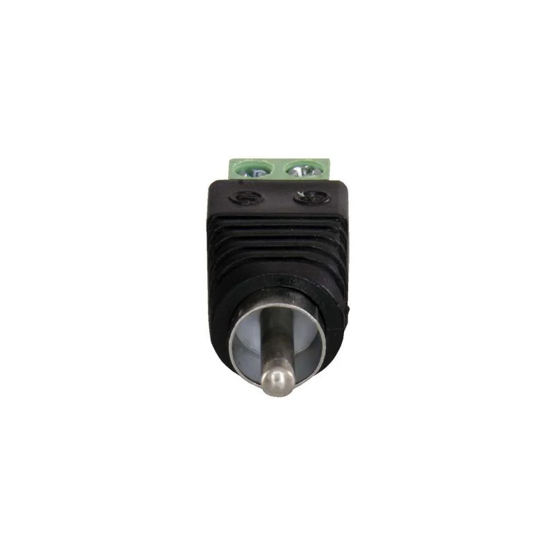 Conector SAFIRE RCA macho / Sa&iacute;da +/- 2 terminais