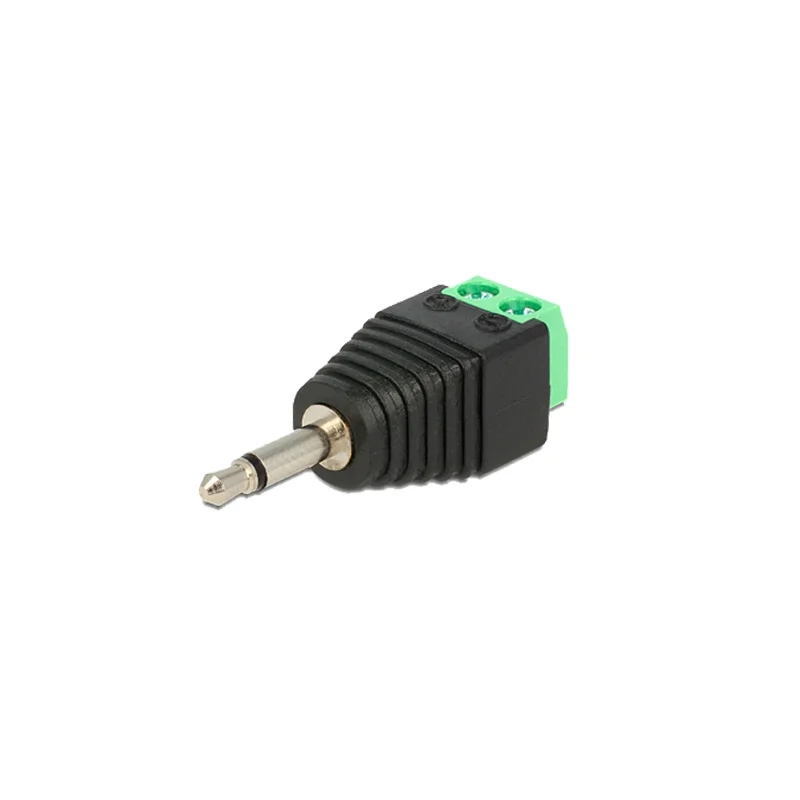 Conector - Jack 3.5 mm Mono - Sa&iacute;da +/ de 2 termi.