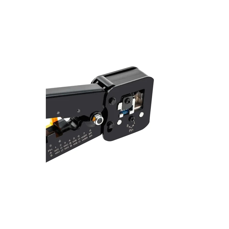 Herramienta Crimpadora para Conector Pasante - Modelo Profissional de Alta Qualidade - Conectores: e