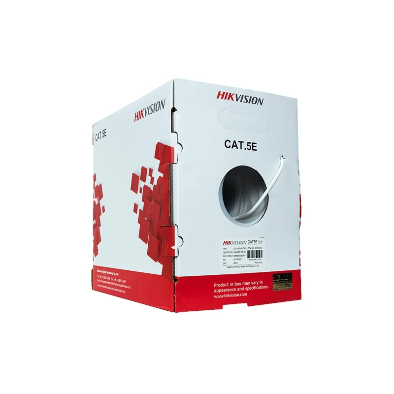 Cabo UTP Hikvision - Categoria 5E - Bobine de 305.