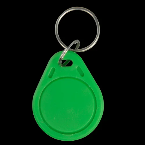 Porta-Chaves Tag de Proximidade Numerado - Id Por Radiofrequ&ecirc;ncia - Mf Passivo | Cor Verde - Alta Fr