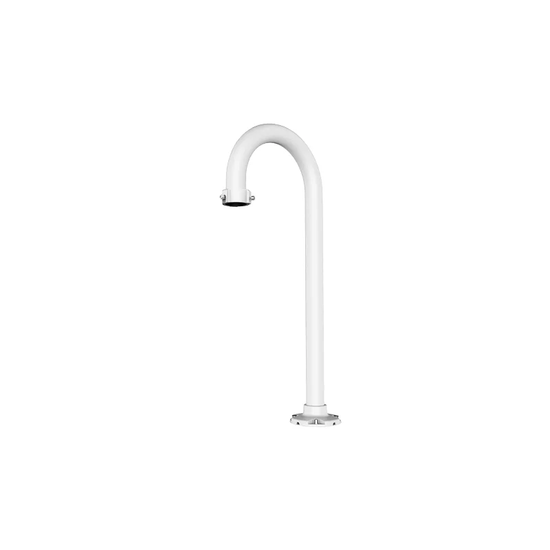 Suporte de Cornice para Domes Motorizadas - Apto para Uso Exterior - Instala&ccedil;&atilde;o em Solo - Cor Branco