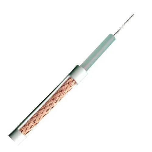 Cabo Coaxial Micro Rg59 - V&iacute;deo - Bobine De 100 M.