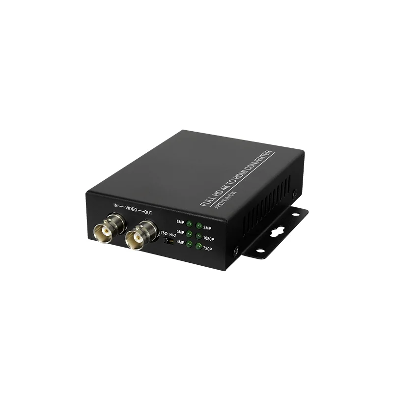 Convertidor Bnc a Hdmi - 1 Entrada Bnc - 1 Sa&iacute;da Hdmi 1080p - 1 Sa&iacute;da Bnc (Loop com Bnc In) - Resolu