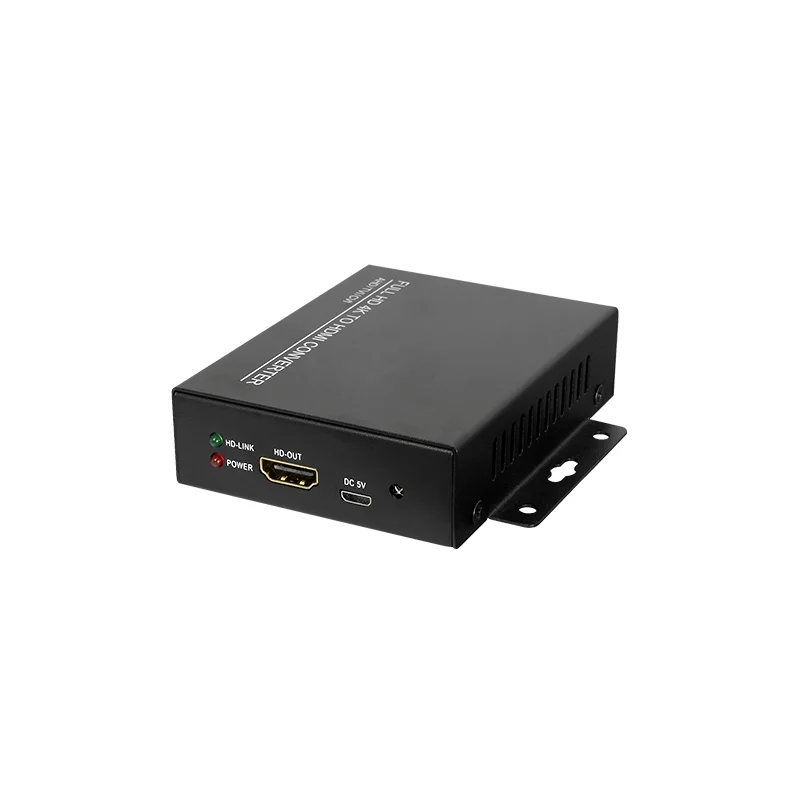 Convertidor Bnc a Hdmi - 1 Entrada Bnc - 1 Sa&iacute;da Hdmi 1080p - 1 Sa&iacute;da Bnc (Loop com Bnc In) - Resolu