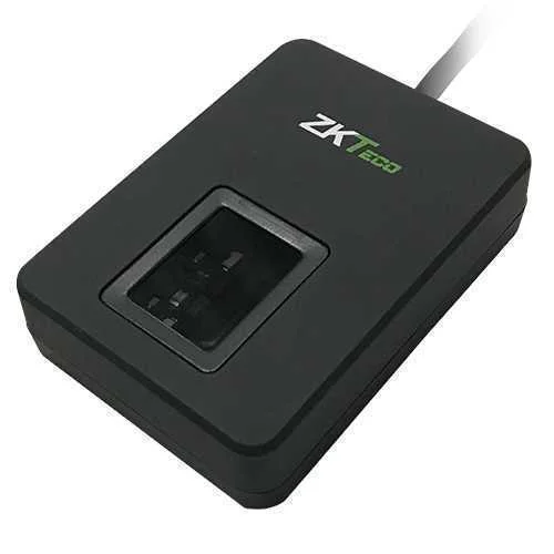 Leitor Biom&eacute;trico Zkteco - Impress&otilde;es Digitais - Grava&ccedil;&atilde;o Segura e Fi&aacute;vel - Comunica&ccedil;&atilde;o Usb - Plug &