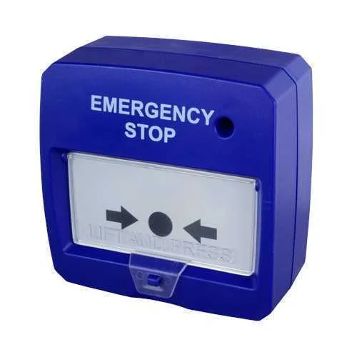 Bot&oacute;n de Alarma de Incendio de Nuevo Con LED Azul