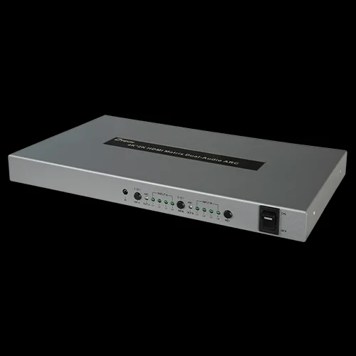 Multiplicador de Sinal Hdmi - 4 Entradas Hdmi - 2 Sa&iacute;das Hdmi - At&eacute; 4k (Entrada e Sa&iacute;da) - Cumprimen