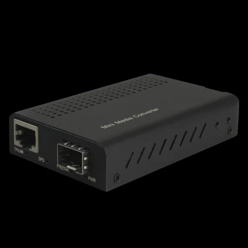 Conversor de M&iacute;dia - 1x Ethernet Rj45 - 1x Sfp - Gigabit - 10/100/1000 Base-Tx - Tamanho Reduzido