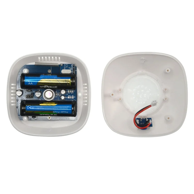Detector Pir para Tecto - Sem Fios - Antena Interna - Indicador LED de Carga de Bateria Baixa - Dete