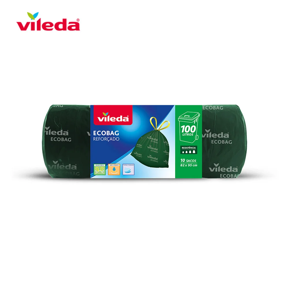 Saco para Lixo Ecobag 100l Refor&ccedil;ado 10 Sacos 152.