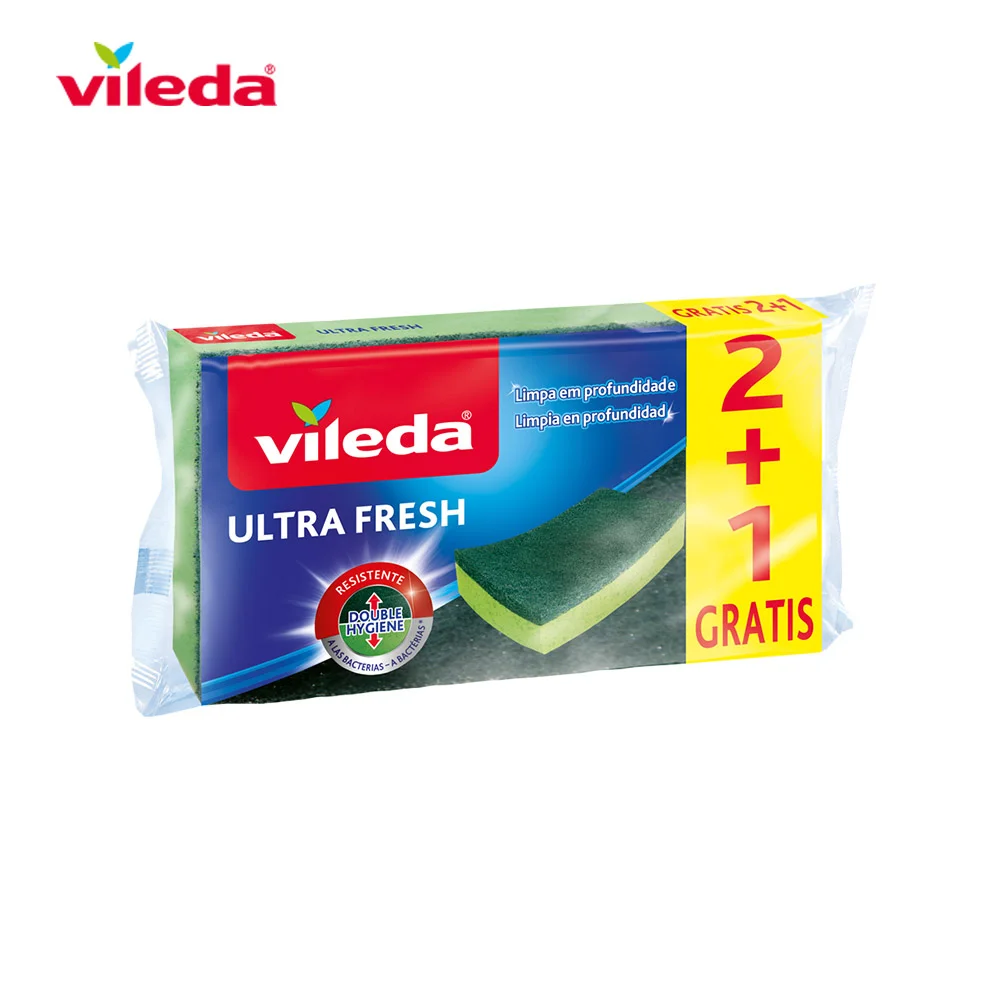 Esfreg&atilde;o Antibacteriano Ultra Fresh 2 + 1 Vileda