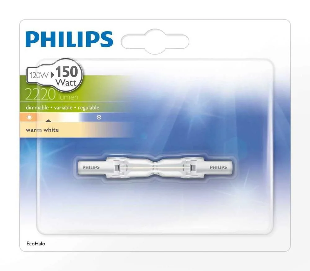 L&acirc;mpada de Halog&ecirc;nio Linear 74,9mm Haloline 120w 220v (Equ. 150w) Osram