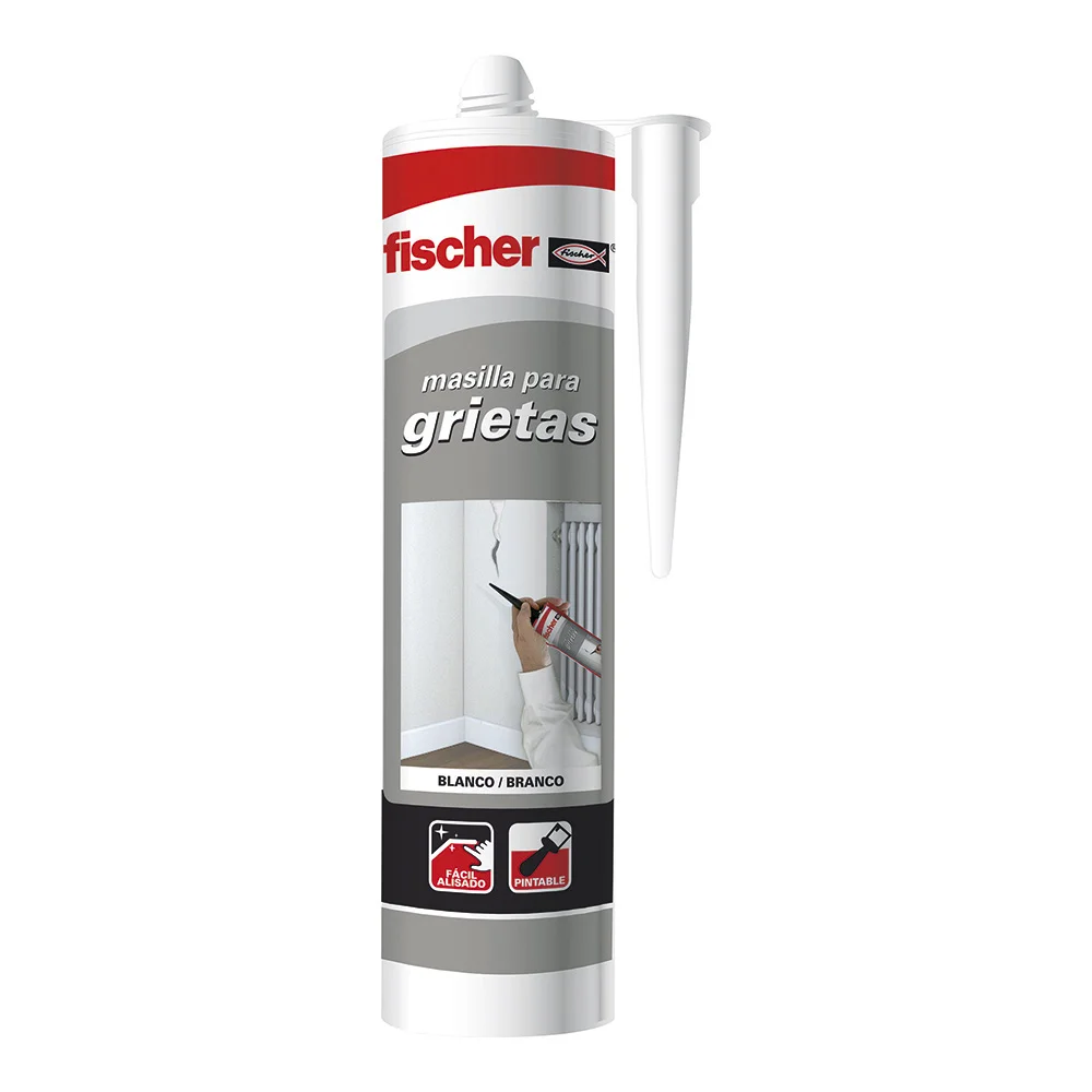 Massa Rachadura Cinzento 300ml Fischer