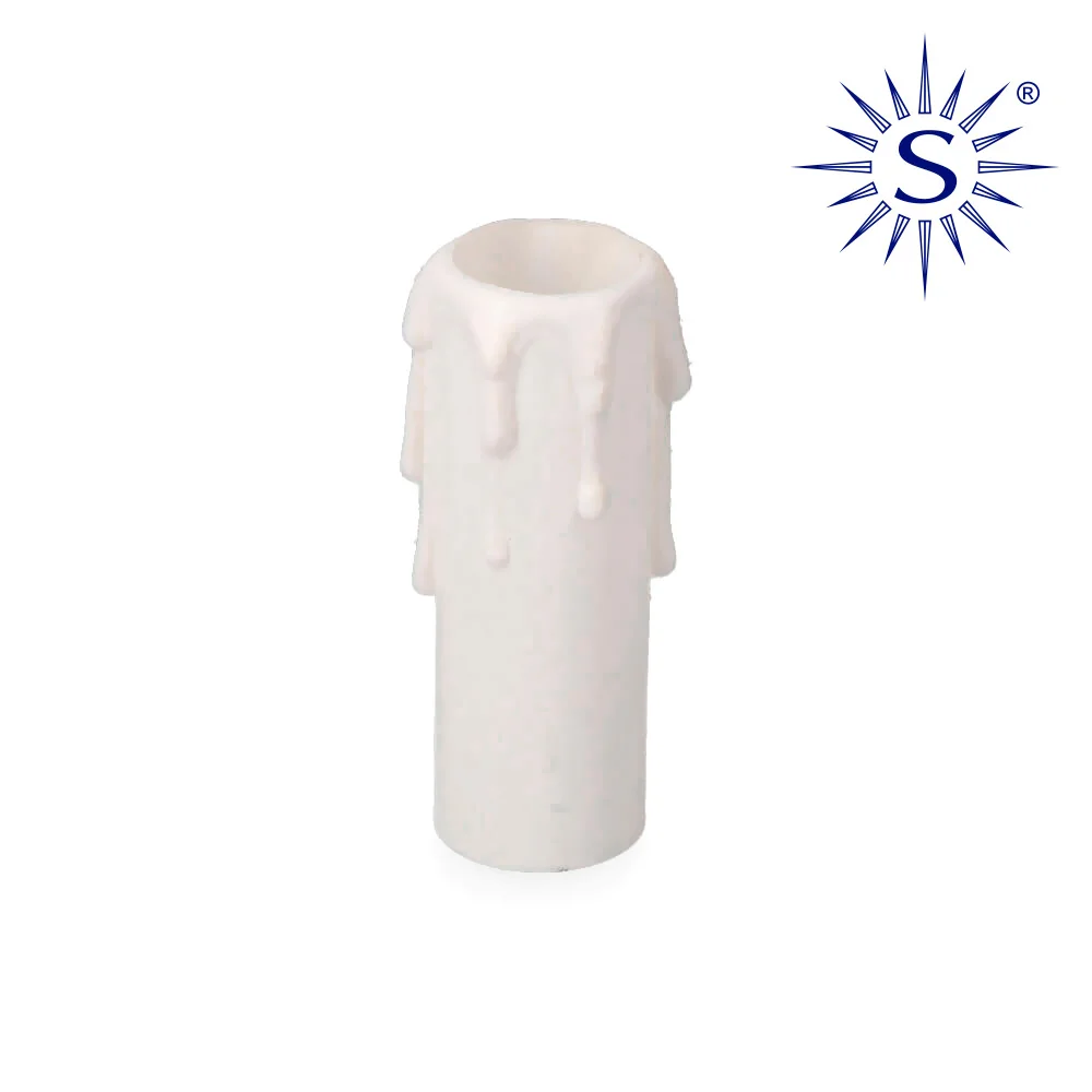 Vela Media para Casquilho E-14 Branco Solera