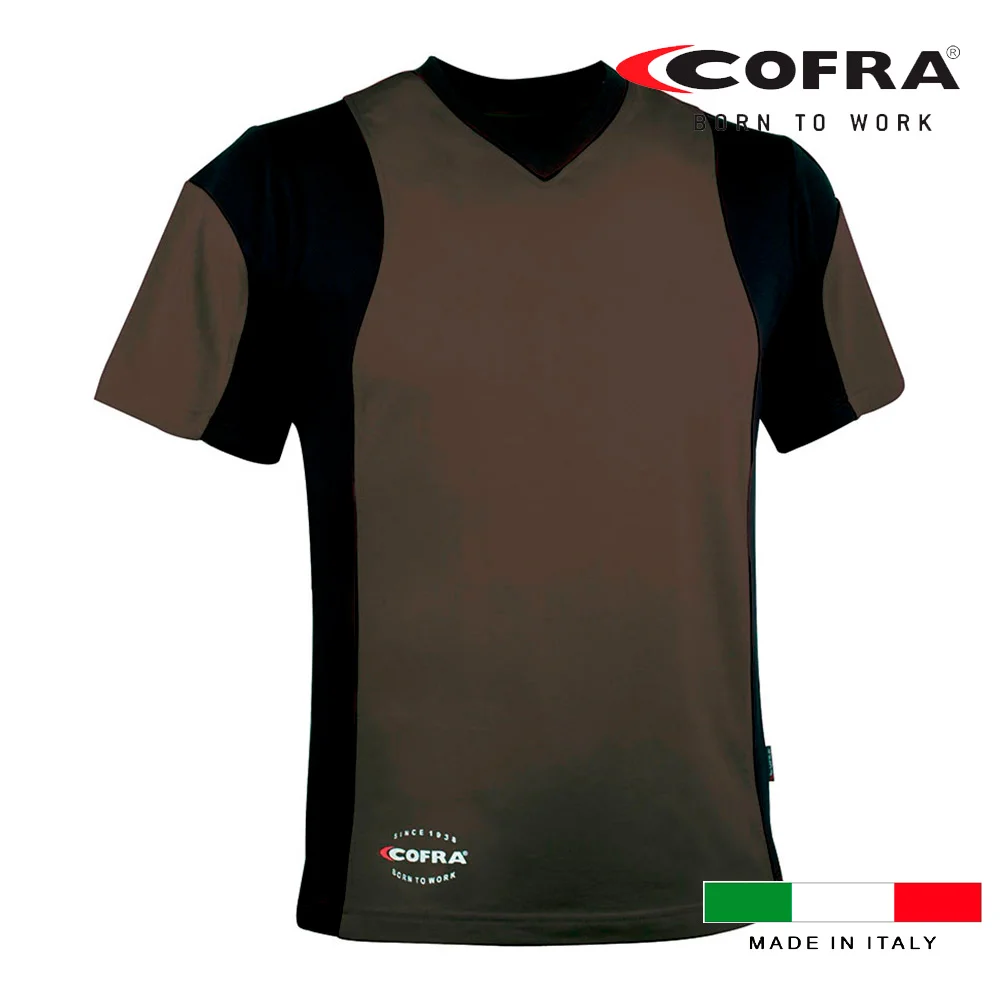 T-Shirt Java Castanho / Preto Cofra Tamanho L