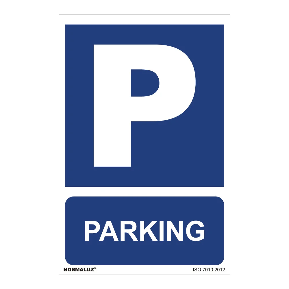 Sinal Uso Obrigat&oacute;rio Estacionamento (Pvc 0.7mm.