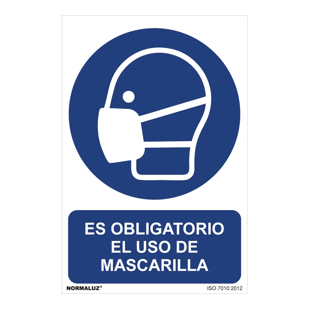 Sinal Uso Obrigat&oacute;rio &eacute; Obrigat&oacute;rio o Uso de Mas.