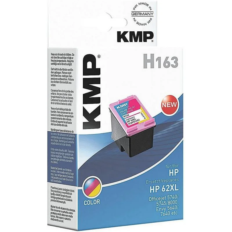 Cartucho de Tinta Kmp H163 de 3 Cores Compat&iacute;vel