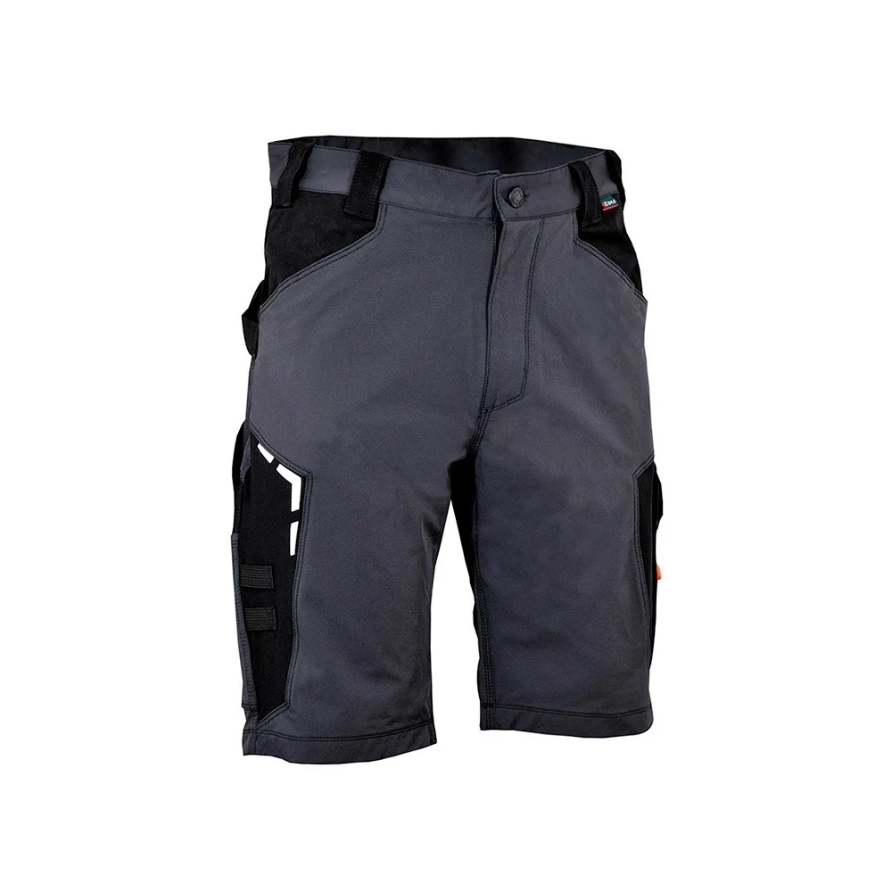 Bermuda Bortan Cinzento Escuro Preto Cofra Tamanho 40