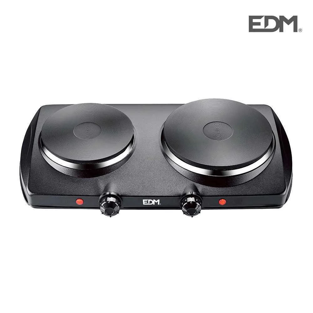 Cozinha Eletrica Preto 1400w 2 Fogos Ce/A13 46,5x26x8,5cm Edm