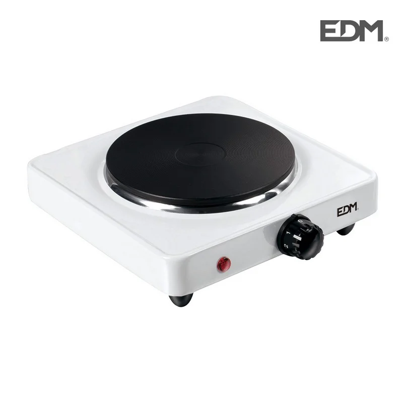 Cozinha El&eacute;trica 1 Fogo Port&aacute;til 1000w 22x22x7,5cm Edm