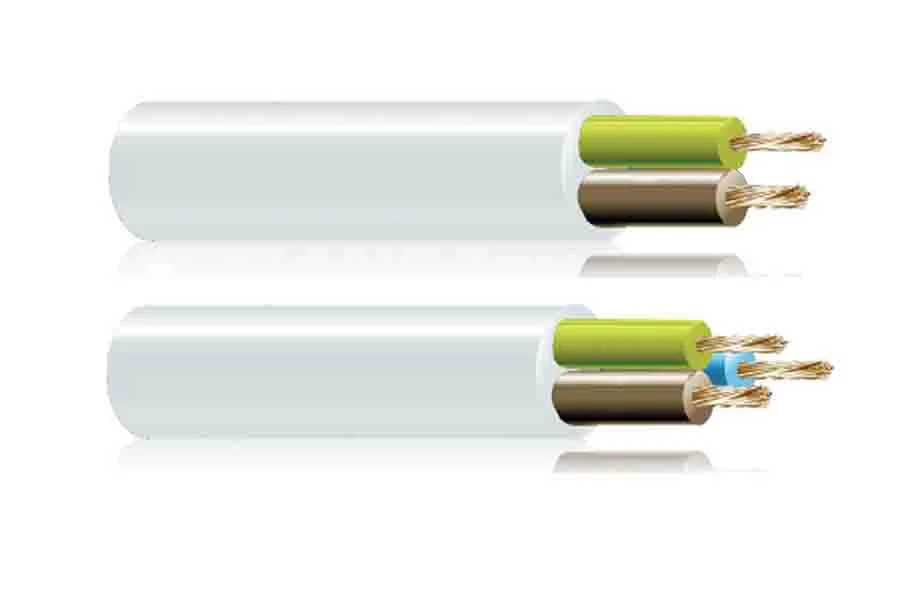 Cabo Tubular 3x1mm Branco H 05 Vv-F Euro/Mts