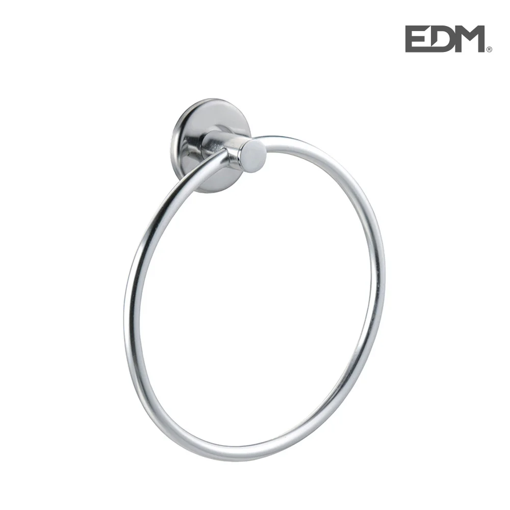 Toalheiro Argola Cromado Edm (Embalado)