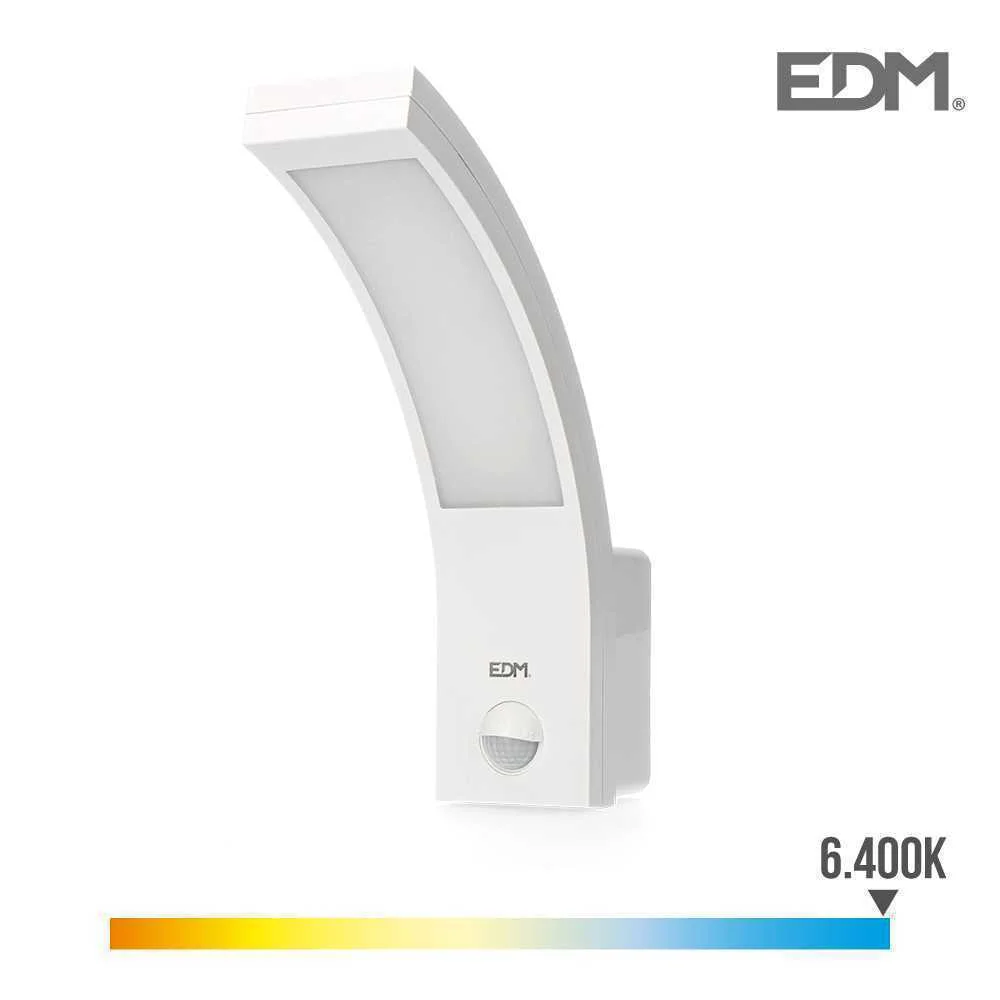 Aplique Exterior Led 10w 750 Lumen 6.400k Com Sens