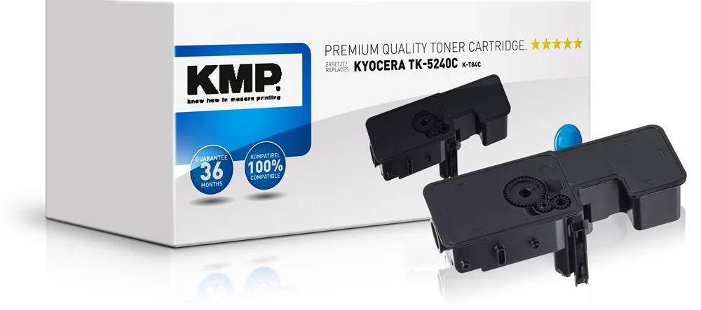 Kmp K-T84c Toner Ciano Compat&iacute;vel W. Kyocera Tk-5.