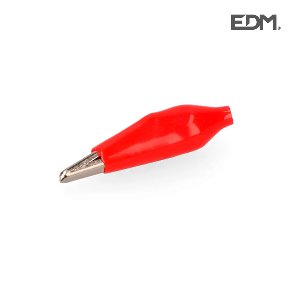 Pin&ccedil;a Tipo Crocodilo Cor Vermelho Edm