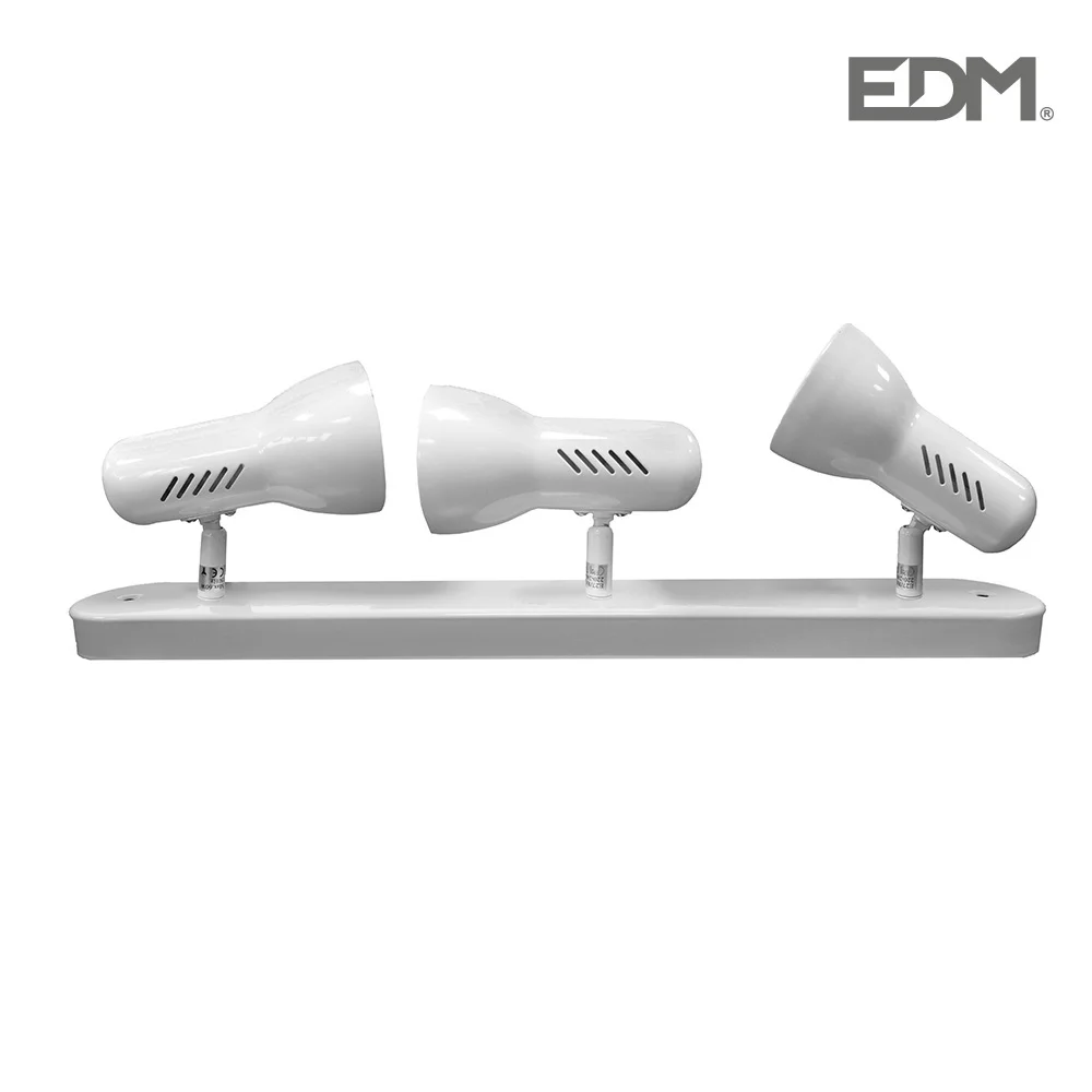 Foco Regua 3 L&acirc;mpadas Branco Modelo Galaxy Edm